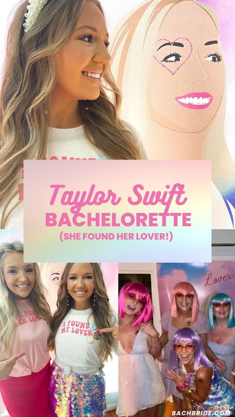 Taylor Swift Bachelorette Outfits, Era Bachelorette Party, Taylor Swift Era Bachelorette Party, Enchanted Bachelorette Party, Pastel Theme Bachelorette Party, T Swift Bachelorette, Taylor Swift Party Theme Outfits, Taylor Swift Era Bachelorette, Eras Theme Bachelorette