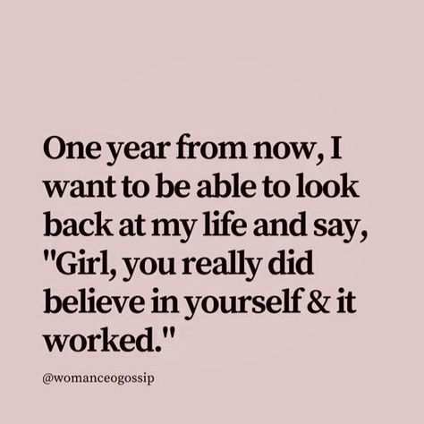 ✒️ I want to be able to look back at my life and say, "Girl, you really did believe in yourself & it worked." As I Look Back On My Life I Realize, The Person I Want To Be, I Want To Be Wanted, Believe In Me Quotes, One Year From Now, Choose Me Quotes, Who I Want To Be, To Be Wanted, Believing In Yourself