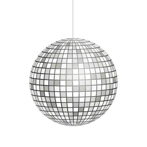 Silver Disco ball icon isolated on grayscale background. Vector stock illustration Disco Ball Photography, Disco Ball Icon, Disco Ball Illustration, Disco Ball Clipart, Bola Disco, Silver Disco Ball, Musica Disco, Disco Balls, Cat Character