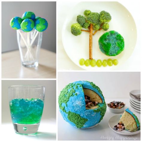 20 Earth Day Snacks | What Can We Do With Paper And Glue Earth Day Snacks, Organic Dinner Recipes, Healthy Earth, Cupcakes Fruit, April Ideas, Food For Pregnant Women, Tiny Bites, Change Art, Earth Day Projects