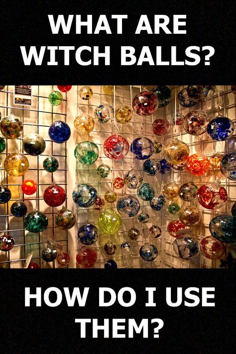 What are Witches Balls?- #Balls #Witches Check more at https://howcandothis.com/diyideas/what-are-witches-balls/ Yule Witch Ball Glass Ornaments, Glass Balls Hanging, Glass Witch Balls, Witch's Ball Diy, How To Make A Witch Ball, Witch Ball Ornaments, Diy Crystal Ball Stand, Crystal Crafts Diy Projects, Witches Balls Diy