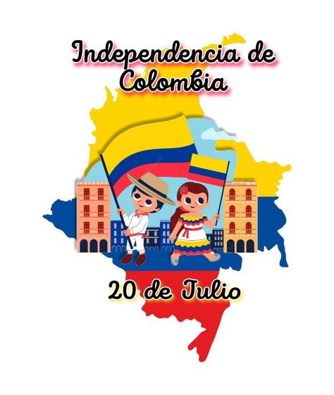 20 de julio Colombia Independence Day, San Patrick Day, Linkedin Cover Photo, Colombia Country, Colombian Culture, San Patrick, Math Activities Preschool, Prayer Board, Math Activities