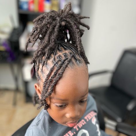 Loc Hairstyles For Girls Kids, Kids Dreads Hairstyles, Hairstyles For Girls Kids, Kids Dreads, Lock Hairstyles, Loc Ideas, Dreads Hairstyles, Loc Hairstyles, Pinup Style