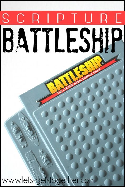 Scripture Battleship from Let's Get Together - awesome game, can be played indoors (in a gym) or outside. It's a blown-up version of the old Battleship game. Perfect for youth activities or a big #fhe! #youthactivity Preteen Ministry, Yw Activities, Lds Scriptures, Youth Conference, Fhe Lessons, Youth Games, Youth Group Games, Church Youth, Lds Young Women