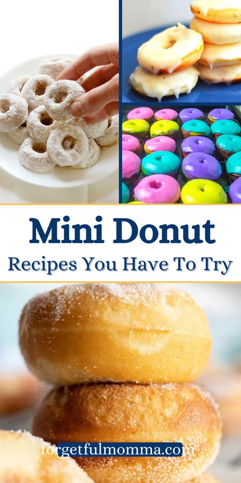 Mini donuts are fun food. They are perfect for parties, perfect for a fun Saturday afternoon with your family. There are so many fun and different recipes out there. Today we’re sharing some of these mini donut recipes with you. Mini Donut Recipes, Donut Maker, Saturday Afternoon, Mini Donuts, Donut Recipes, Fun Food, Different Recipes, Donuts