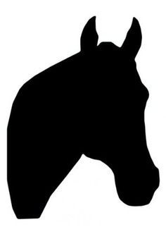 Solid flannels on Pinterest | 55 Pins on bird silhouette, horse silho… Horse Head Silhouette, Hirsch Silhouette, Horse Stencil, Horse Quilt, Head Silhouette, Wall Graphic, Free Silhouette, Horse Crafts, Horse Silhouette