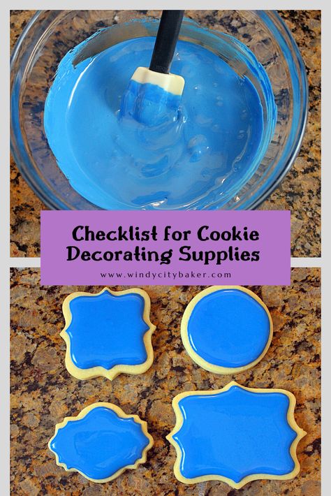 Sugar Cookie Royal Icing Recipe, Cookie Royal Icing Recipe, Cookie Royal Icing, Sugar Cookie Recipe With Royal Icing, Easy Royal Icing, Decorating Sugar Cookies, Easy Royal Icing Recipe, Cookie Icing Recipe, Cookie Decorating Supplies