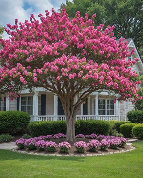 Front Tree Landscaping, Tree In Front Of House Landscaping, Trees For Landscaping Close To House, Front Yard Landscaping Before And After, Garden Before And After Uk, Maple Tree Front Yard, Trees In Front Of House, Best Trees For Front Yard, Front Yard Aesthetic