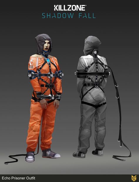 ArtStation - Echo prisoner outfit, Ilya Golitsyn Prisoner Outfit, Female Prisoner, Prison Outfit, Outfit Anime, Villain Character, Cyberpunk Character, Concept Art Character, Fashionable Outfits, Cyberpunk Art