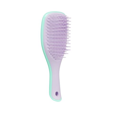 PRICES MAY VARY. Travel Hair Brush: A mini version of our Ultimate Detangler Tangle Teezer brush, this travel-sized Tangle Teezer hair brush confidently detangles wet and dry hair; Designed for on-the-go use, it easily fits into a purse or bag Perfect Shower Brush: Use this shower hair brush to thoroughly distribute hair products while bathing; This gentle detangling brush also allows for effortless detangling afterwards Innovative Design: This detangling travel brush features unique flexible te Tangle Teezer Brush, Brush Guide, Fine Mist Spray Bottle, Tangle Teezer, Travel Hairstyles, Frizz Free Hair, Travel Hair, Detangling Brush, Fresh Hair