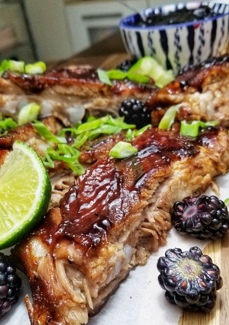 Oven Bbq Ribs, Bourbon Barbecue Sauce Recipe, Blackberry Bourbon, Bourbon Bbq Sauce, Ribs Seasoning, Rib Sauce, Atlanta Food, Barbecue Sauce Recipes, Barbecue Ribs