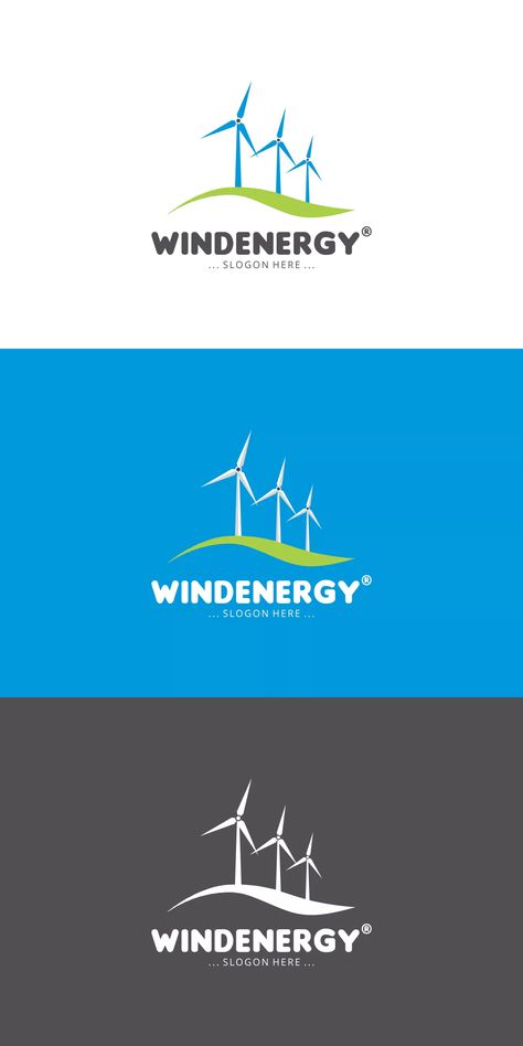 Wind Energy Logo Template AI, EPS #unlimiteddownloads Wind Energy Logo, Renewable Energy Logo, Logos Company, Place Logo, Energy Tips, Wind Mill, Environmental Research, Energy Logo, Stylish Logo