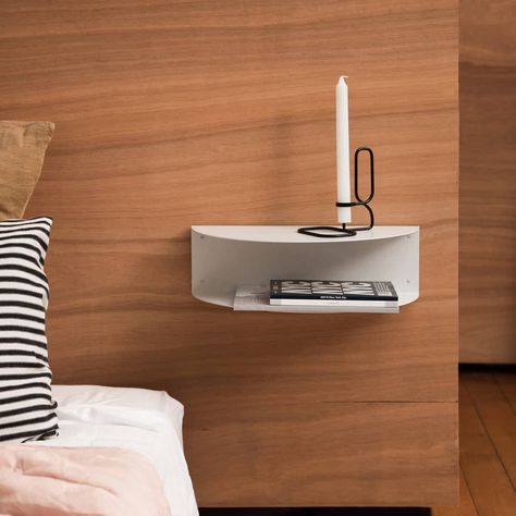 "Best Bedside Wall Storage Options for Minimalist Bedrooms

Upgrade your **dream apartment** with practical bedside wall storage solutions. Perfect for a **minimalist apartment** or **small studio apartment**! #BedroomDesign #WarmHomeAesthetic Black Bedside Table, White Bedside Table, Leaner Mirror, White Side Tables, Outdoor Side Table, White Concrete, In The Bedroom, Rectangle Mirror, Scandinavian Inspired