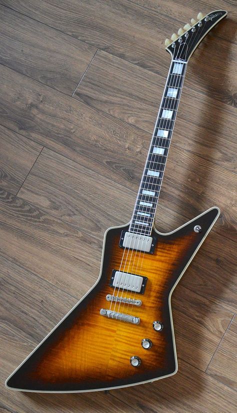 2011 Gibson Explorer Makeover Acoustic Guitar Photography, Gibson Explorer, Electric Guitar Design, Guitar Rig, Guitar Photos, Guitar Obsession, Guitar Scales, Guitar Photography, Cool Electric Guitars