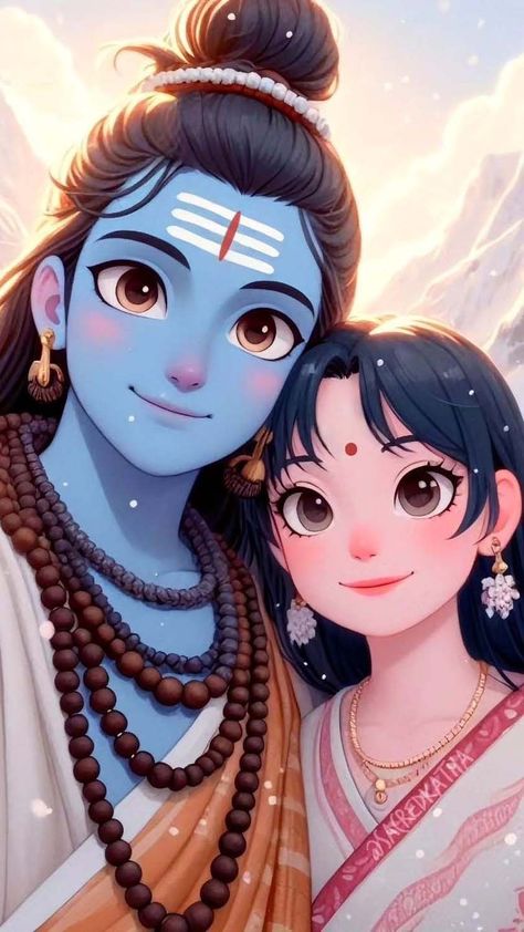 Shiv Parvati Cute By sacredkatha iPhone Wallpaper HD Iphone Wallpaper Hd Cute, Happy New Year Love, Shiv Parvati, Iphone Wallpaper Hd, Little Krishna, Free Iphone Wallpaper, Macbook Wallpaper, More Wallpaper, Halloween Games