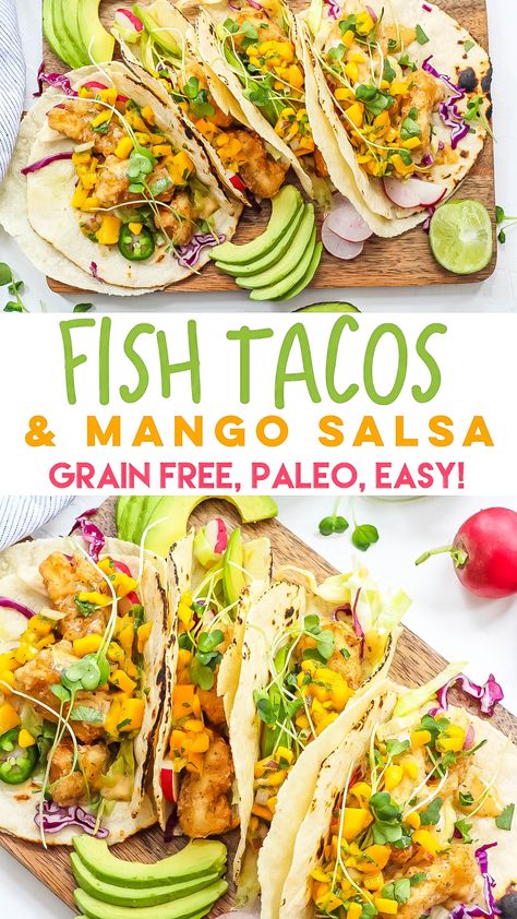 Breaded Fish Recipe, Paleo Fish Tacos, Breaded Fish, Paleo Fish, Chipotle Aioli, Fish Taco, Lettuce Wrap, Paleo Lunch, Fish Recipe