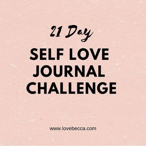 21 Day Self Love Journal Challenge #selflove #journalprompts #love #journal #loveyourself #mentalhealth #selfcare #happylife Discovering Yourself, Self Love Challenge, Accepting Yourself, Self Love Journal, How The Universe Works, Journal Challenge, 21 Day Challenge, Love Journal, Love Challenge