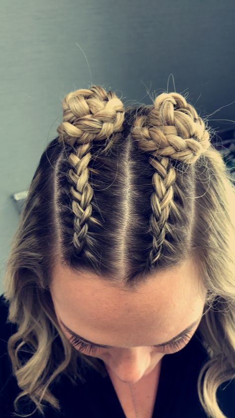 Half Plaits Half Braids, French Plait Hairstyles Half Up, French Plait Hairstyles, Head Braid, Scalp Braids, Festival Braids, Rave Hair, Bella Hair, Plaits Hairstyles