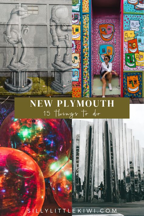 15 Things to Do in New Plymouth: a Guide to New Plymouth, New Zealand — silly.little.kiwi New Plymouth New Zealand, Street Art News, New Plymouth, Gorgeous View, Day Hike, Beach Town, Paddle Boarding, Art Galleries, Fun Things