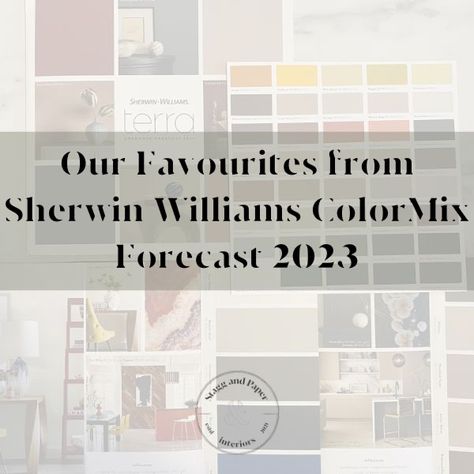 I had the joy of seeing a presentation by Sherwin Williams of their ColorMix Forecast 2023 at The Decorating Centre in Burlington last week. The collection of colours is the perfect mix of soft and bold. With pale warm whites against a contrast of rich jewel tones and vibrant retro brights, the collection really stands out and inspires. Warm Whites, Best White Paint, Favorite Paint Colors, Jewel Tone Colors, Sherwin Williams Paint Colors, Favorite Paint, Residential Interior Design, Paint Palette, Interior Design Firms