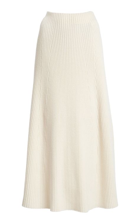 Chloe Fashion, Wool Midi Skirt, Coat Closet, Knitting Inspiration, Moda Operandi, Fashion Collection, Ribbed Knit, Chloe, Midi Skirt