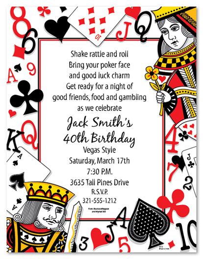 playing card invite Wine Pull, Casino Birthday Party, Bridge Game, Casino Party Invitations, Casino Birthday, Casino Roulette, Poker Party, Casino Decorations, The Queen Of Hearts