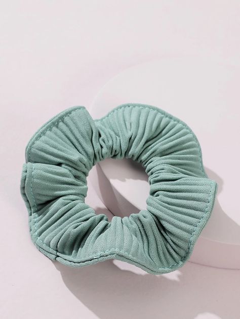 Plain Pleated Scrunchie | SHEIN USA Pleated Scrunchie, Scrunchie Hairstyles, Hair Ties, Scrunchies, Travel Pillow, Creative Design, Free Shipping, Hair, Design