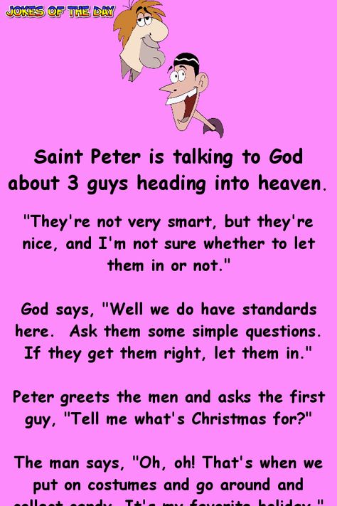 Saint Peter asks, Tell me what the purpose of Easter is Talking To God, Easter Jokes, Christian Jokes, Simple Questions, Clean Funny Jokes, Saint Peter, Clean Jokes, What Is Christmas, God Says