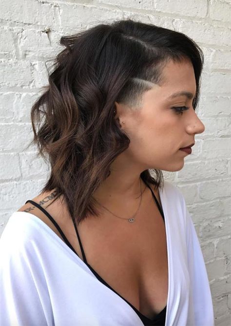 51 Long Undercut Hairstyles for Women In 2019: DIY Undercut Hair Long Undercut Hairstyles, Long Undercut, Undercut Hairstyles Women, Curly Undercut, Undercut Long Hair, Shaved Undercut, Undercut Women, Asian Men Hairstyle, Shaved Head