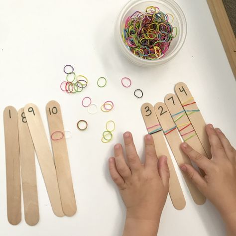 Hands On Counting Activities Kindergarten, Number Learning Activities Kindergarten, Number 9 Activities, Number 9 Preschool, Number 9 Activities For Preschool, Eyfs Fine Motor, Counting Activities Eyfs, Fine Motor Play, Counting Activities Preschool