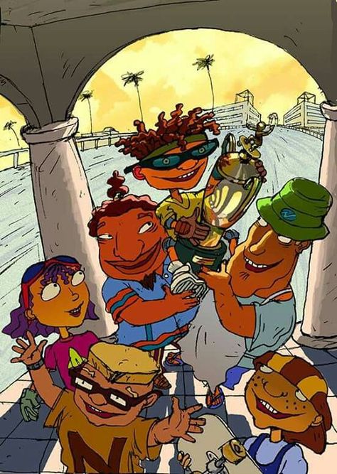 90s Cartoon Shows, Rocket Power, Nickelodeon 90s, Nickelodeon Cartoons, Am I The Only One, 90s Cartoons, 90s Cartoon, Famous Cartoons, 90s Childhood