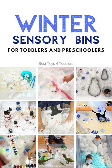 Snow Sensory, Sensory Bins For Toddlers, Winter Sensory Bin, Monkey Room, Sensory Bin Play, Winter Sensory, Prek Classroom, Winter Activities For Kids, Fake Snow