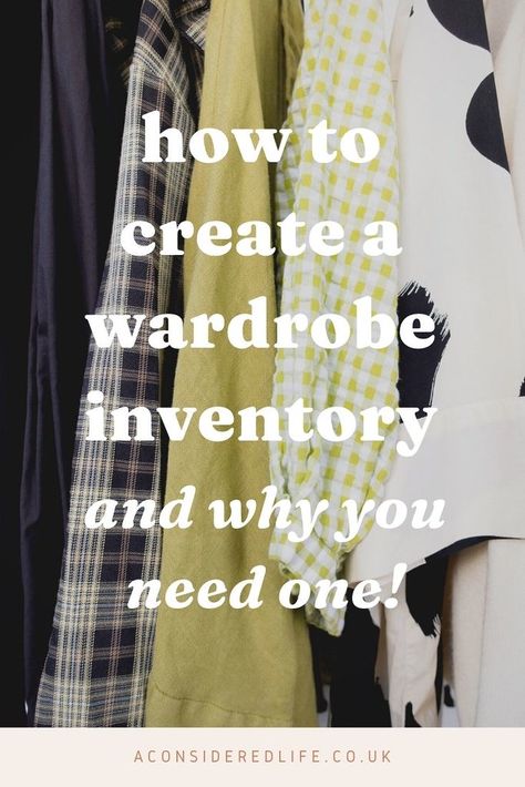 How to Create a Wardrobe Inventory Develop Personal Style, Wardrobe Inventory, Plan Outfits, Closet Inventory, Track Outfits, Create Capsule Wardrobe, Create A Wardrobe, Clothing Apps, Smart Closet