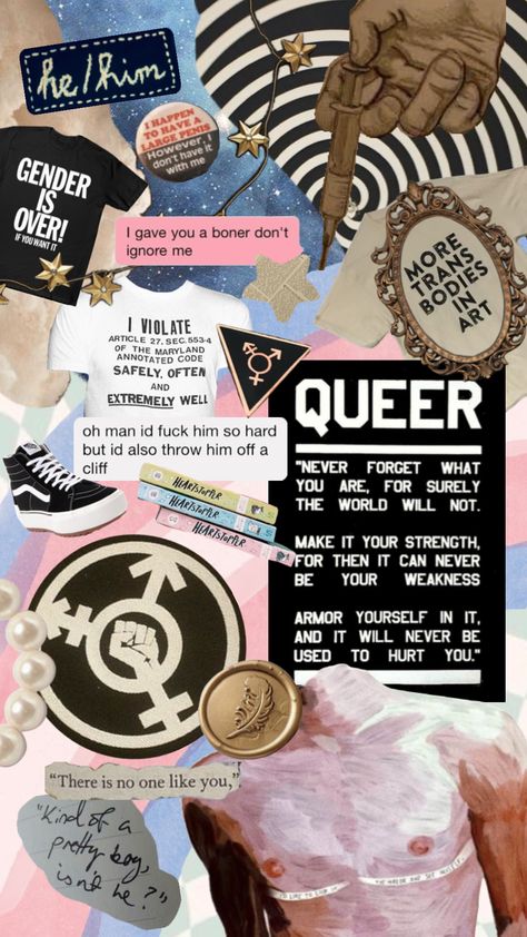 #ftm #trans #transgender #queer #transmasc #heartstopper #pride Pride Collage, Ftm Trans, Art Articles, Trans Pride, Ignore Me, Create Collage, Creative Play, Cut Out, Energy