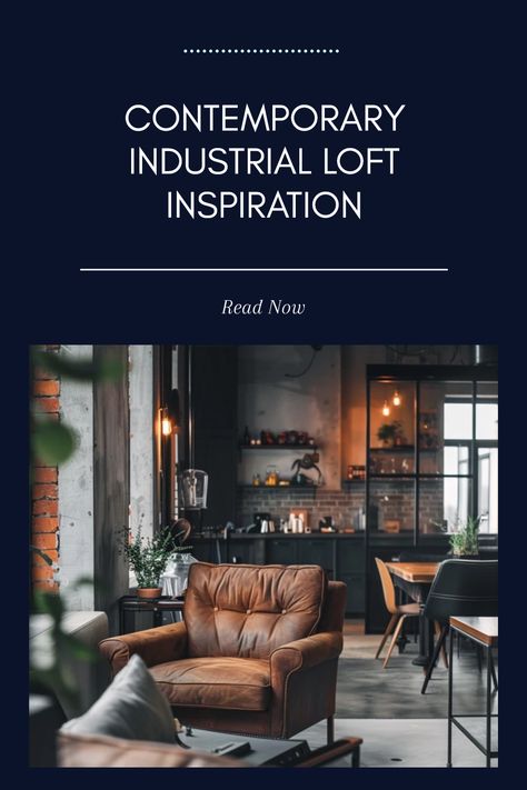 A selection of contemporary industrial loft ideas showcasing urban design with stylish decor and furniture for modern living spaces. Nyc Loft Apartment Aesthetic, Neo Industrial Interior, Industrial Modern Decor, Nyc Loft Apartment, Loft Apartment Aesthetic, Loft Style Living Room, Modern Industrial Living Room, Clever Furniture, Dining Room Colour Schemes