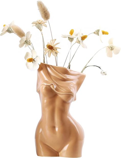 Female Contour, Vases Unique, Feminine Bathroom, Feminine Body, Vases Ceramic, Floral Vases, Modern Bohemian Home, Face Vase, Decorative Vases