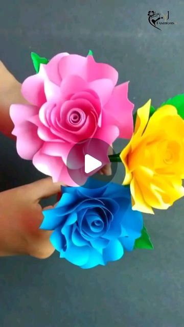 Pepar Craft Flower, Instagram Flowers, Instagram Diy, March 30, Viral Video, Diy Flowers, Flower Crafts, Crafts Diy, Flower Pots