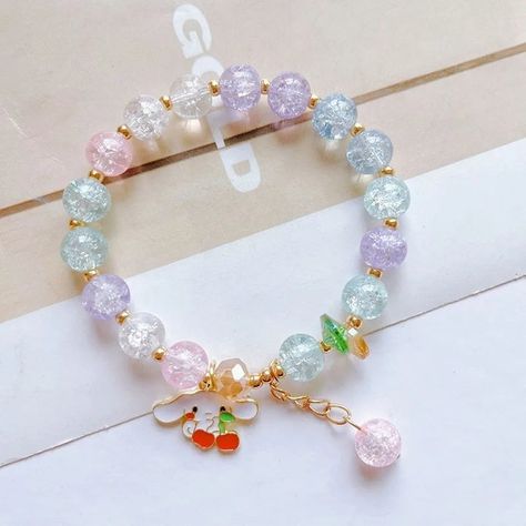 Embrace the charm of Sanrio with the Cinnamoroll Crystal Beaded Bracelet. This delightful piece features sparkling crystal beads on an elastic rope for a perfect fit, and a cute Cinnamoroll pendant that adds a playful touch. Ideal for fans of the lov... Sanrio Cinnamoroll Crystal Beaded Bracelet | Elastic Rope Design >>> Link in Bio <<< ✨500+ happy customers✨ 💠Free Worldwide Shipping💠 . . . #Cinnamoroll #Cinnamorollkawaii #Cinnamorollworld #Cinnamorollfan #Cinnamorollplush #Cinnamorollsan... Cute Cinnamoroll, Sanrio Cinnamoroll, Elastic Rope, Crystal Beads Bracelet, Rope Design, Sparkling Crystal, Beaded Bracelet, Crystal Beads, Link In Bio