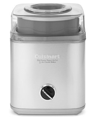 Cuisinart Stainless-Steel Ice Cream Maker Best Ice Cream Maker, Ice Cream Maker Machine, Electric Ice Cream Maker, Cuisinart Ice Cream Maker, Cuisinart Ice Cream, Sorbet Ice Cream, Ice Cream Maker Recipes, Homemade Vanilla Ice Cream, Caramel Ice Cream