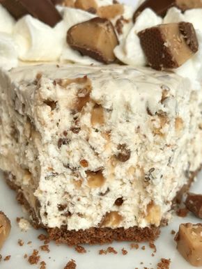 Peanut Butter Pudding Dessert Taste Of Home, 8x8 No Bake Desserts, Heath Bar Pie No Bake, Summer Pies No Bake, Quick And Easy Pie Recipes, Heath Bar Pie, No Bake Pies With Graham Cracker Crust, 12 Tomatoes Recipes Desserts, Toffee Cheesecake Recipes