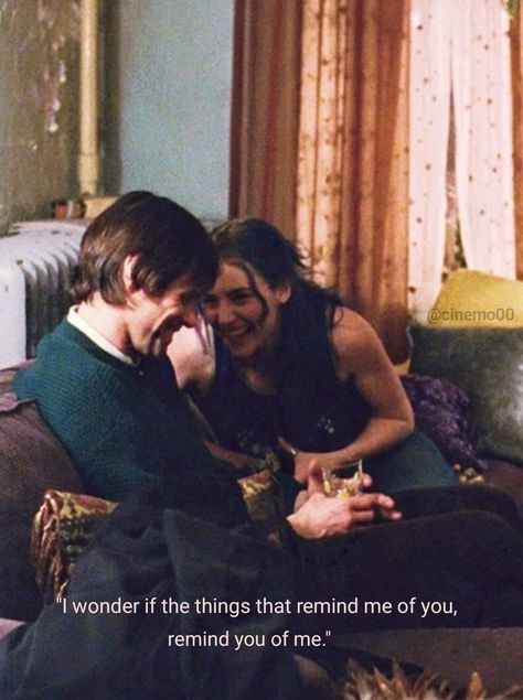 Joel and Clementine from the movie "eternal sunshine of the spotless mind" having fun Joel And Clementine, Clementine Eternal Sunshine, Meet Me In Montauk, Post Break Up, Cinema Quotes, Eternal Sunshine Of The Spotless Mind, Vintage Instagram, Sunshine Quotes, I Love Cinema