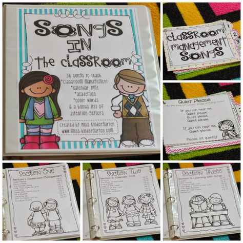 Kindergarten Chants, Classroom Management Songs, Teaching Classroom Procedures, Transition Songs, Kindergarten Classroom Management, Miss Kindergarten, Kindergarten Songs, Classroom Songs, Transitional Kindergarten