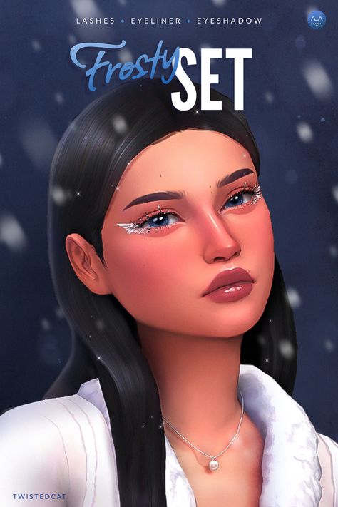 Sims 4 Cc Twisted Cat Patreon, Twisted Cat Sims 4 Cc, Ts4 Makeup, Sims Lookbook, Sims 4 Nails, Eyeshadow Swatches, Sims 4 Tattoos, Sims 4 Tsr, The Sims 4 Skin