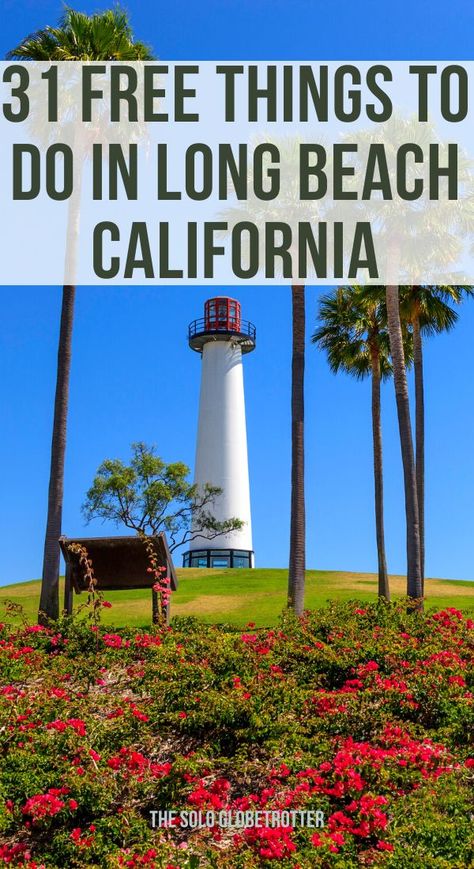 With so many excellent free things to do in Long Beach, California, you can add this to your weekend getaway if you plan to do a holiday on a budget. Long Beach has plenty of fantastic things to offer, so free attractions mean you can have a fabulous time without shelling your bucks.Home to one of the largest and busiest ports globally, there are many exciting free Long Beach activities you can try, whether you are traveling solo or with kids.Read further to discover Long Beach things to do. Things To Do In Long Beach California, Longbeach California, Weekend In Los Angeles, California Places To Visit, Oc California, California With Kids, Beach In California, Victoria Beach, Cali Trip