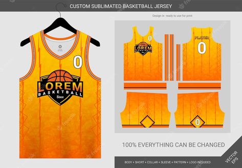 Basketball Jersey Template, Uniform Template, Black Basketball Jersey, Jersey Template, Jersey Uniform, Abstract Orange, Orange Design, Black Edition, Jersey Design