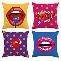 Fun Cushions, Throw Pillow Styling, Home Decor Sets, Art Pop, Patterned Throw Pillows, Decorative Throw Pillow Covers, Arte Pop, Decorative Pillow Cases, Velvet Cushions