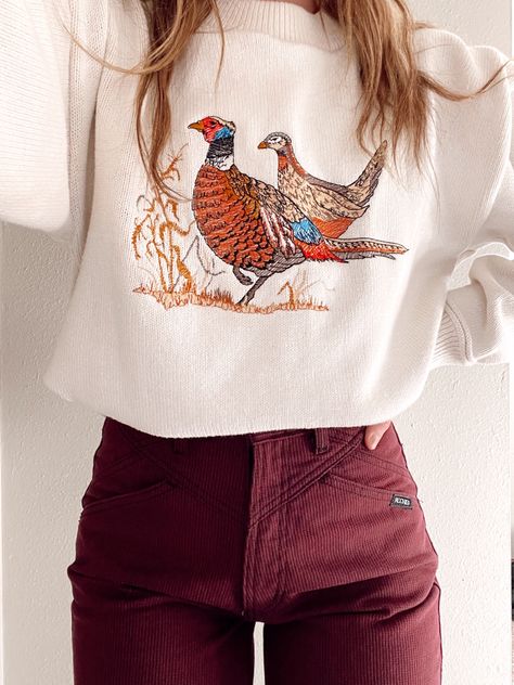 Thrift Inspiration Fall, Casual Horse Race Outfit, Western Ralph Lauren Aesthetic, Rocky Mountain Jeans Outfit, Retro Boho Outfits, Thrift Style Outfits Vintage, Thrifted Western Outfits, Vintage Rockies Jeans Outfit, Vintage Western Clothes