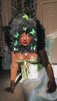 Fairy Cosplay, Skincare Hacks, Black Fairy, Fairy Hair, Fairy Aesthetic, Fairy Makeup, Disney Fairies, Fantasy Photography, Stunning Eyes