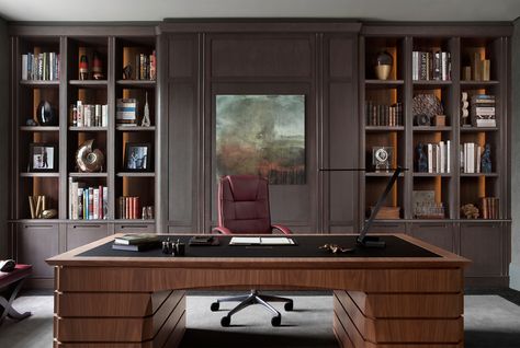 Executive Office Design, Living Classic, Bespoke Kitchen Design, Office Interior Design Modern, Modern Office Interiors, Bedroom Design Inspiration, British Furniture, Modern Office Design, Classic Office