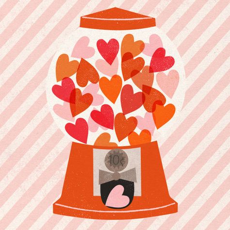 ©Clare Owen - Share the love. Valentine's Day Illustration, Valentines Illustration, Heart Illustration, Valentines Wallpaper, Arte Sketchbook, Love Illustration, Art And Illustration, Jolie Photo, Cute Illustration